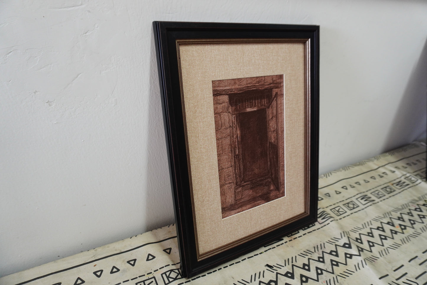 The fourth piece in the series titled"Doors."