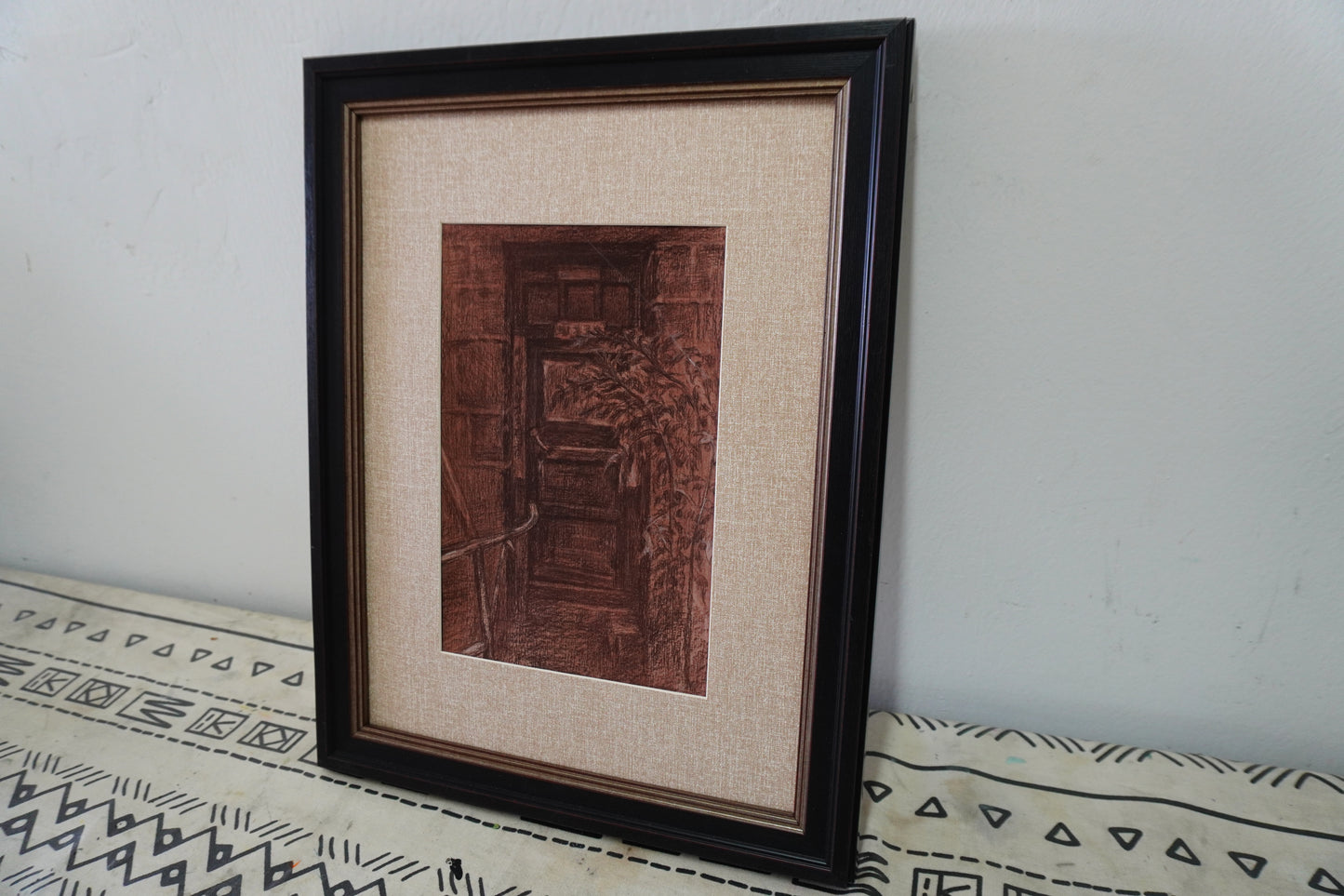 The fifth piece in the series titled"Doors."