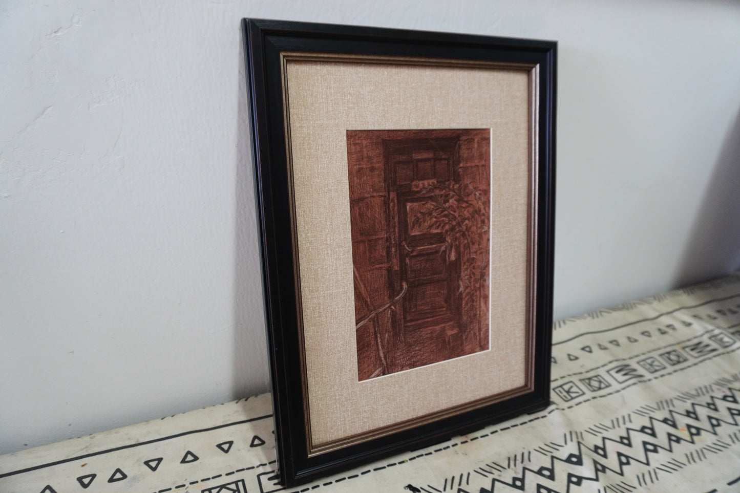The fifth piece in the series titled"Doors."