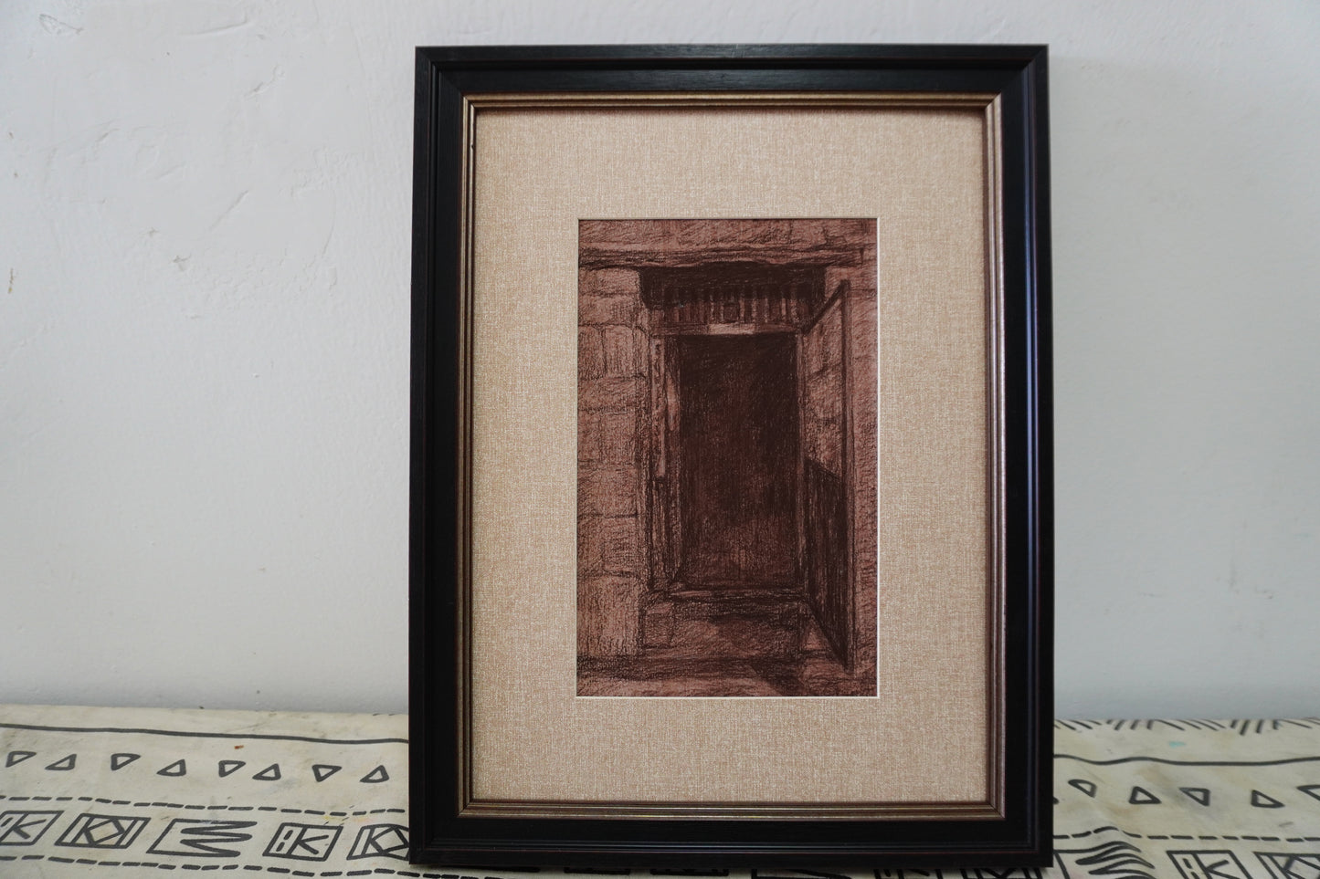 The fourth piece in the series titled"Doors."