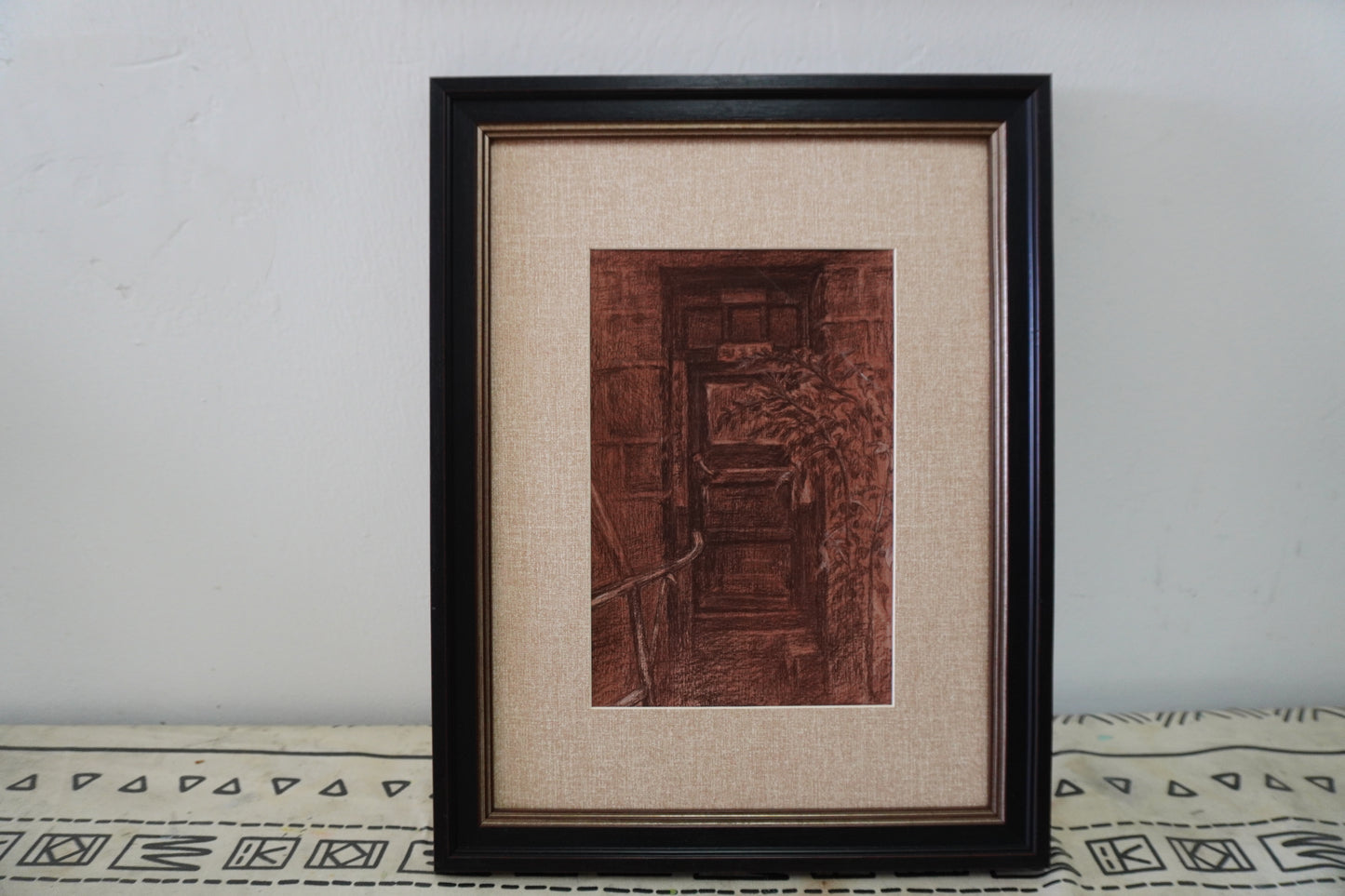 The fifth piece in the series titled"Doors."