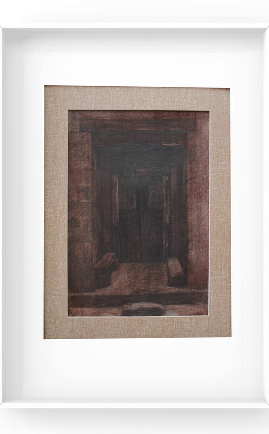 The series of works titled"Doors"（The series consists of five paintings）