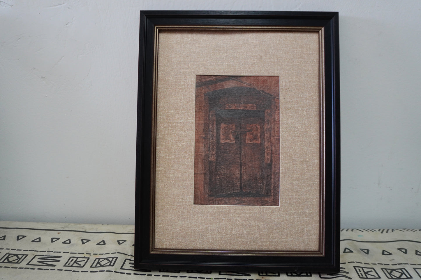 The second piece in the series titled"Doors."