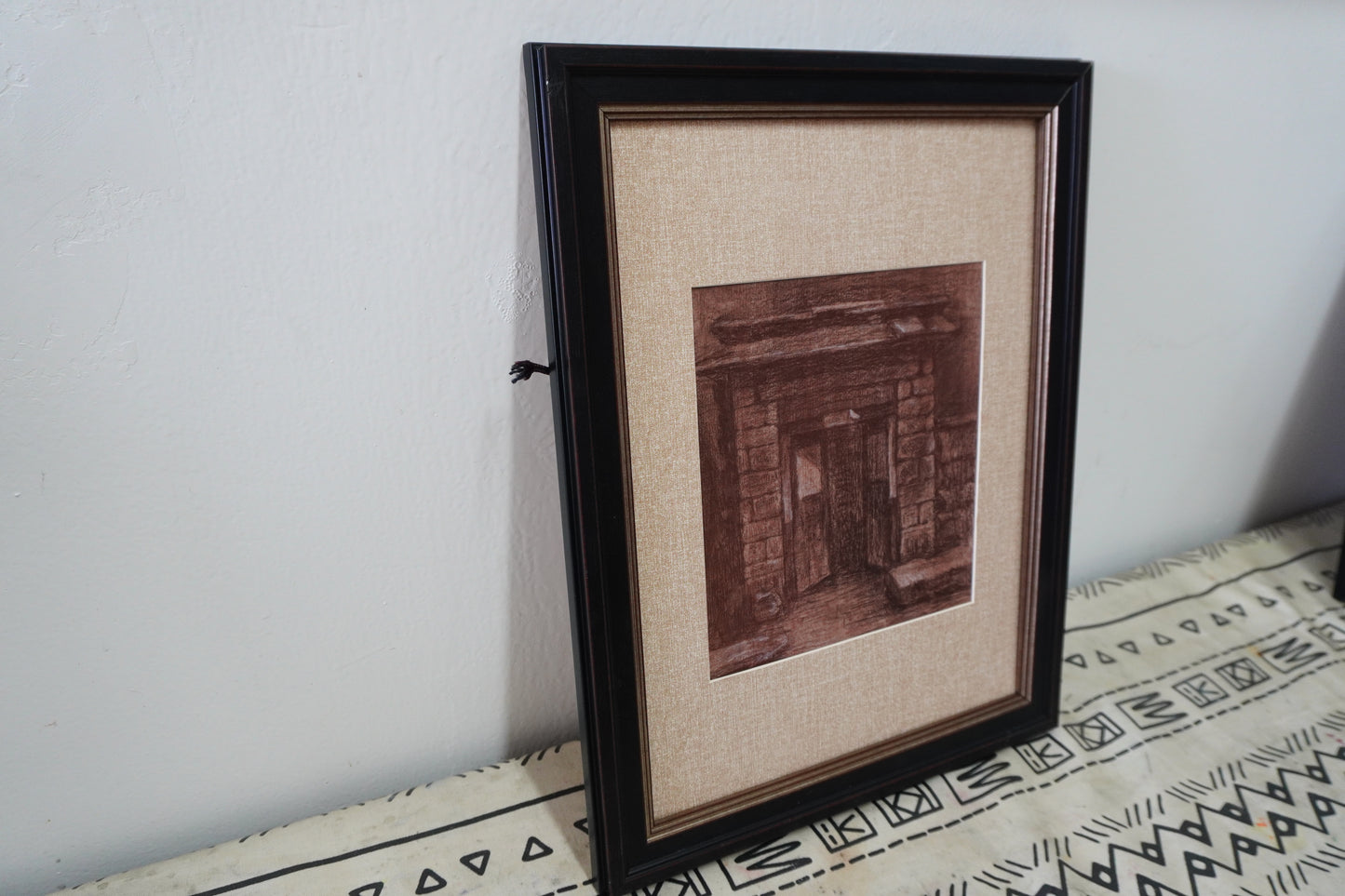 The third piece in the series titled"Doors."