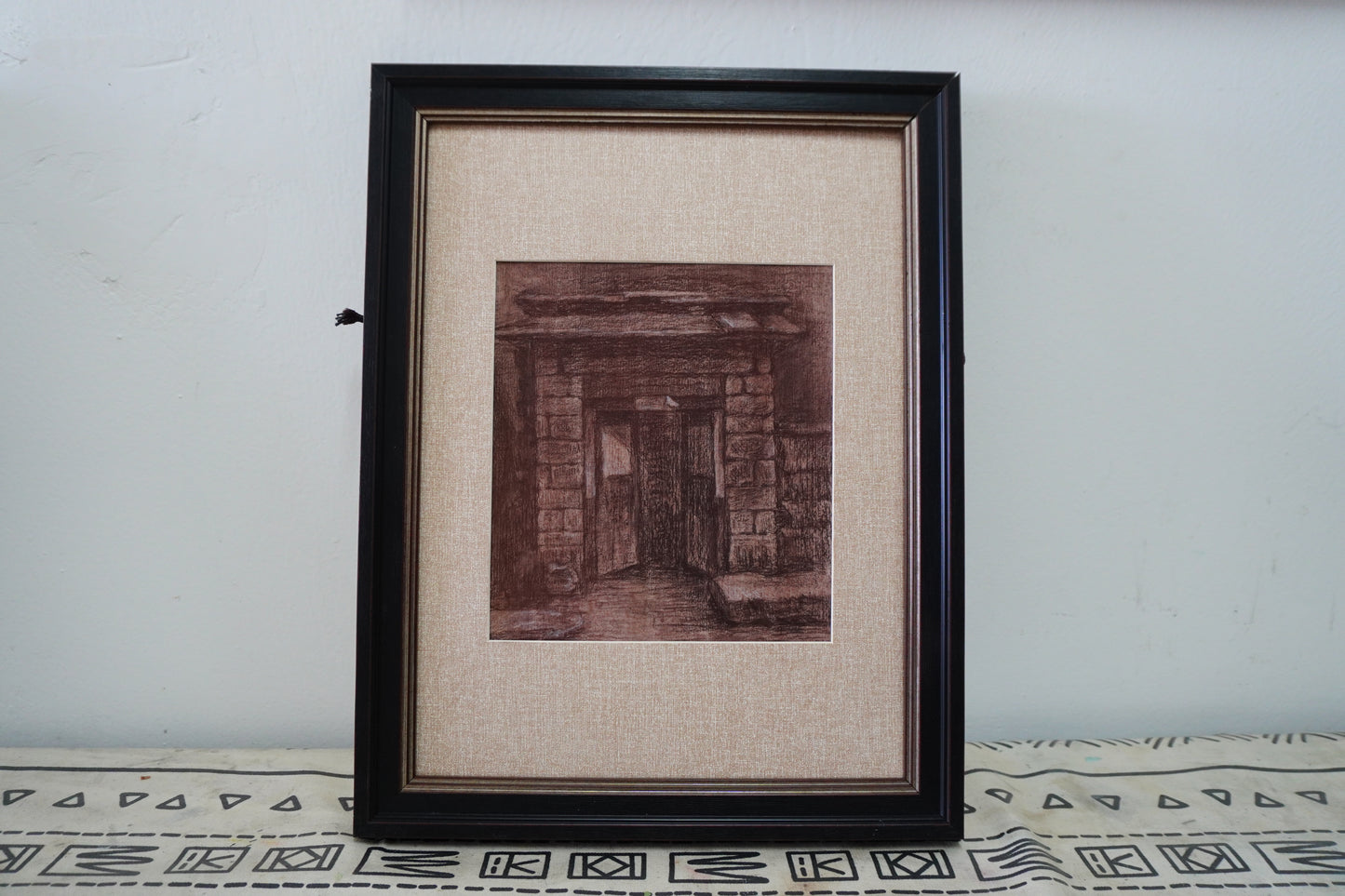 The third piece in the series titled"Doors."