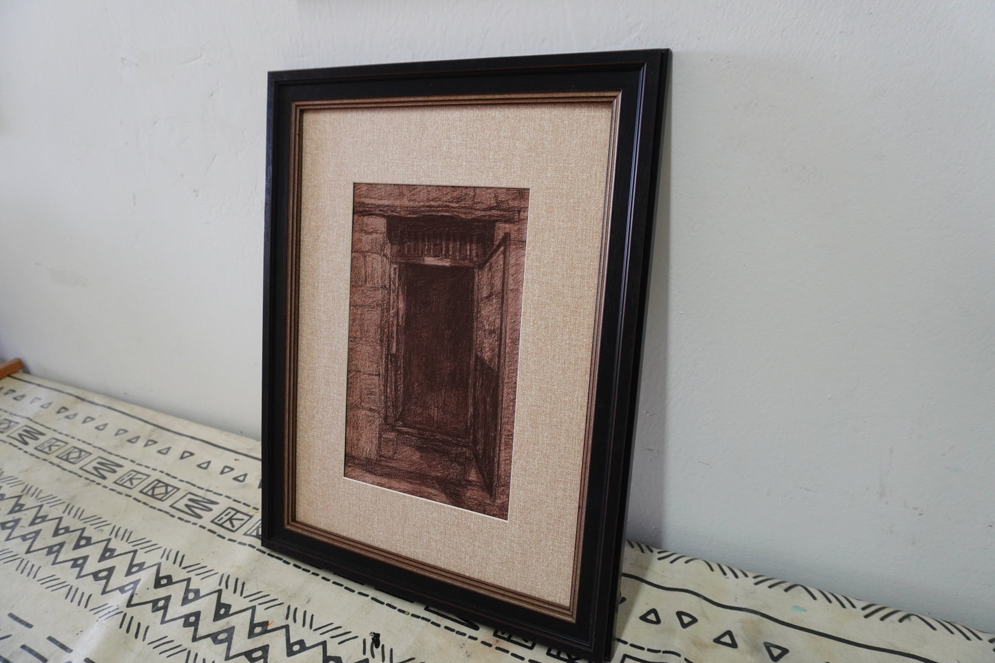 The fourth piece in the series titled"Doors."