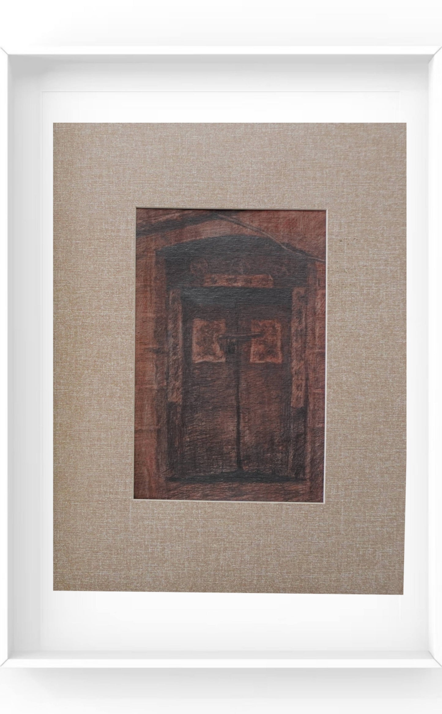 The series of works titled"Doors"（The series consists of five paintings）