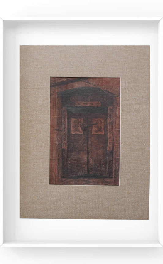The second piece in the series titled"Doors."