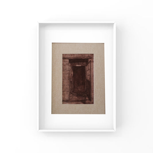 The fourth piece in the series titled"Doors."