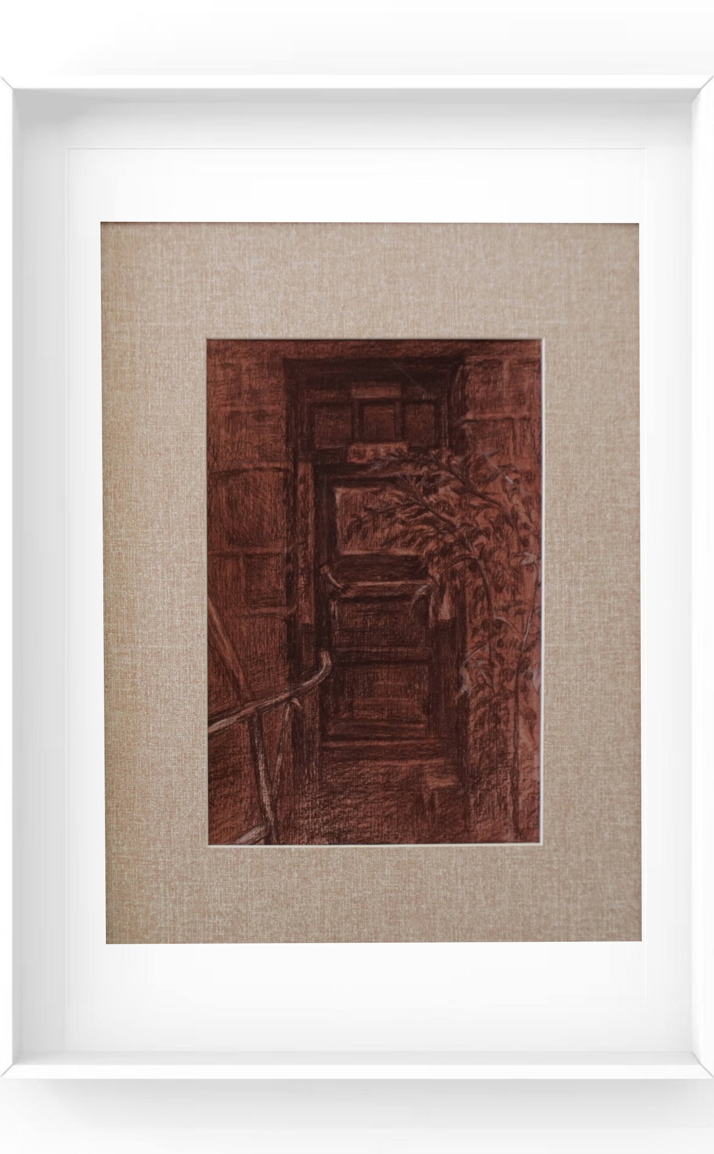 The series of works titled"Doors"（The series consists of five paintings）